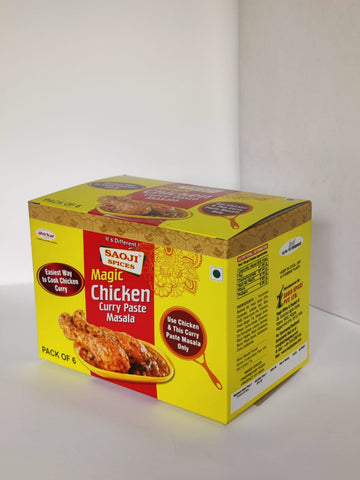 Saoji Magic Chicken Curry Paste (Pack of 6)